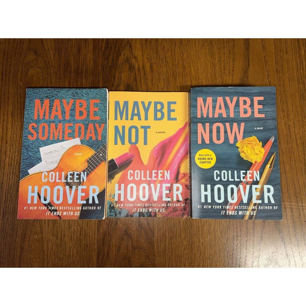 Colleen Hoover Maybe Someday Series Box Set 3 Books: Someday, Not, Now